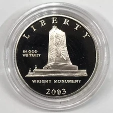 2003-P First Flight Centennial Proof Clad Half Dollar - Coin Only