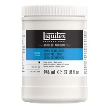 Professional Super Heavy Gesso Surface Prep Medium 946ml 32oz Artist Paint
