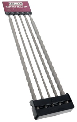 Erie Tools 5 Piece 24'' SDS Masonry Drill Bit Tungsten Carbide Tip Set