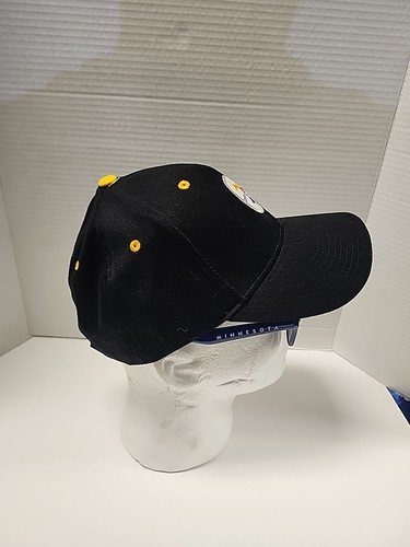 Pittsburgh Steelers Hat Black Strapback Baseball Cap NFL - Picture 4 of 6