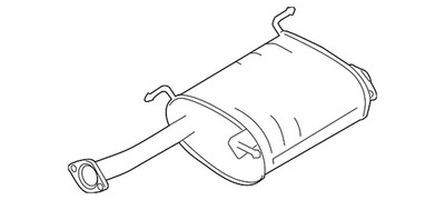 Genuine Nissan Muffler 20100-3LM0A