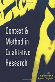 Context and Method in Qualitative Research von Dingwall,... | Buch | Zustand gut