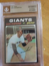 1971 Topps - Juan Marichal #325 San Francisco Giants HOF  Authentic Altered
