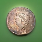 1817 Coronet Head Large Cent - Matron Head Type - Early US Copper  KM#45 — photo 2