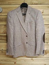 Frencheye Linen Cotton Jacket with Elbow Patches Size 38 - Blazer Gent - See Ad.
