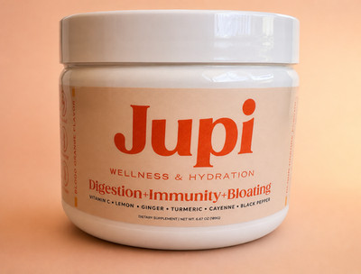 JUPI Wellness & Hydration Blood Orange Powder Drink Mix 30Serv Digestive Support