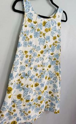 joie linen dress Midi 45% Cotton Midi length Adjustable back ties Elasticated back for great fit JOIE Midi Dress - coconut