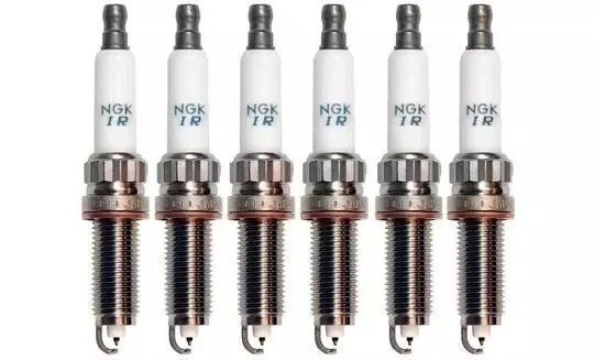 NGK Laser Iridium two step colder spark plugs x6 for BMW N54 3.0L 135i 335i 535i