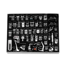 52 PCS Sewing Machine Presser Foot Feet Tool Kit Set For Brother Singer Domestic