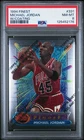 1994 TOPPS FINEST W/COATING #331 MICHAEL JORDAN PSA 8