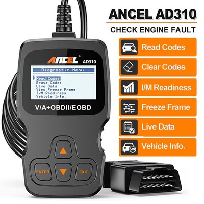 ANCEL AD310 OBD2 Scanner KFZ Diagnosegerät Werkzeug Fehlercode Auslesen&Löschen