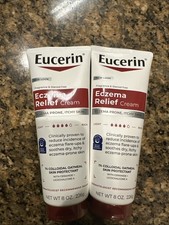 Lot Of 2 Eucerin - Eczema Relief Cream 8.00 oz/226g - Brand New