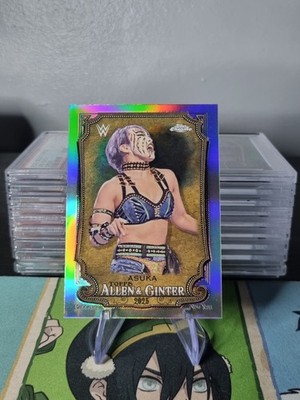 2025 Topps Chrome WWE - Allen & Ginter Asuka #AG-AKA Refractor