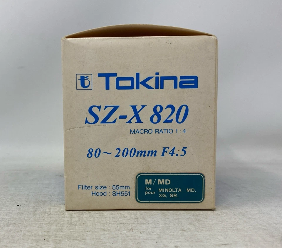 Tokina Model SZ-X 820 80-200mm F4.5 SLR Camera Lens For Olympus - Image 2 of 4