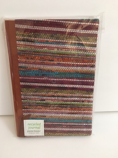 Punctuate Barnes Noble Journal Book Bound Lined Pgs Peace Sign