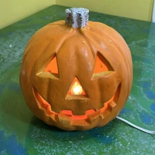 Vintage Jack-o-Lantern The Paper Magic Group, Inc. 1998 Halloween Plug In Light