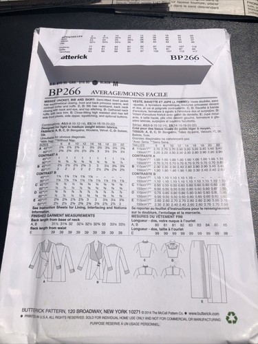 Costume Butterick Pattern Titanic Retro 12 Edwardian Victorian Abby BP266 Uncut - Picture 5 of 8