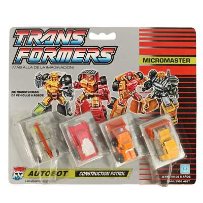 Autobot Construction Patrol - MOC - Transformers G1