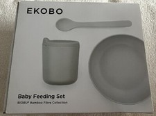 Ekobo Set Pranzo Bambino IN Bamb - Colore Nuage Nuovo