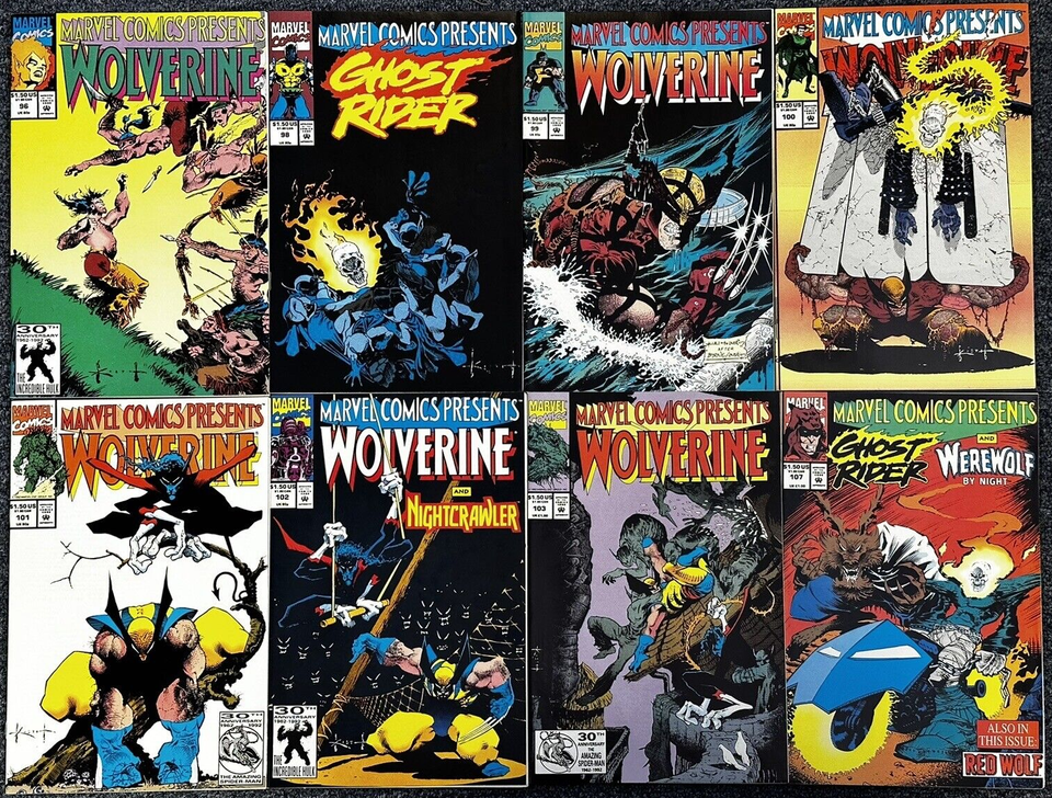 Marvel Comics Presents 1136 NEAR COMPLETE RUN 1988 Wolverine Keys HIGH