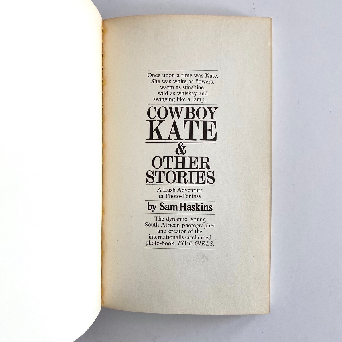 Cowboy Kate & Other Stories, Sam Haskins, Bantam 1967