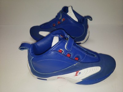 allen iverson red white and blue shoes