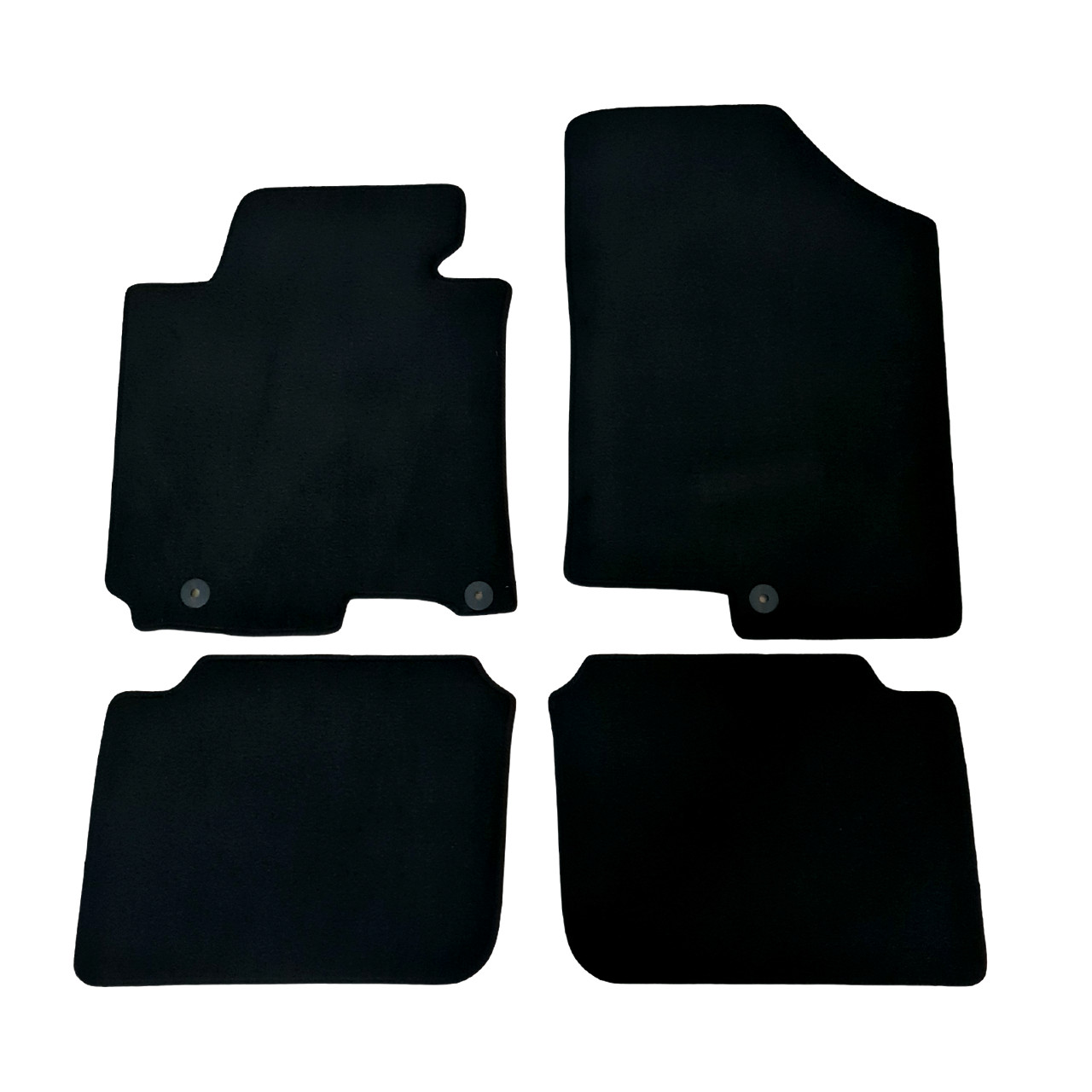 For Velour Hyundai Elantra Car Floor Mats Waterproof Black Carpet Auto Liners