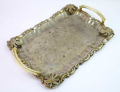 #ad Stunning Design Vintage Decorative Tray Dinner Guest Serving Ware. G26 92 $131.24