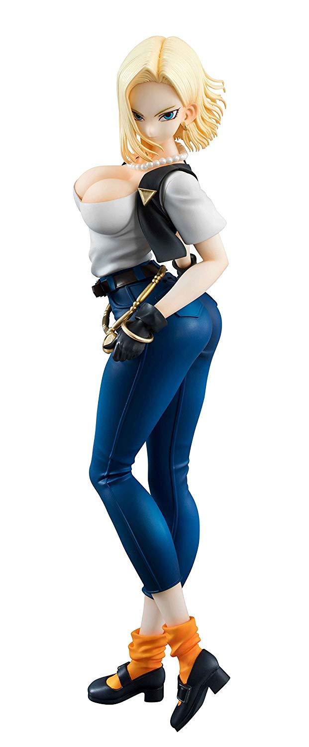 Tv Movie Character Toys Dragon Ball Glitter Glamours Android 18 2 Blue Version Figure Doll From Japan Christograce