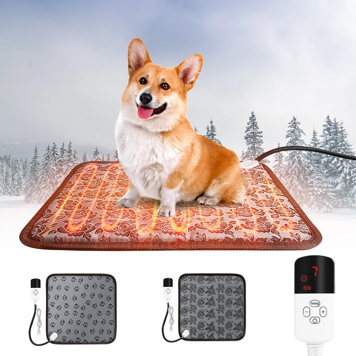 Pet Heating Pad,dog Electric Heating Pad Large Waterproof Heating