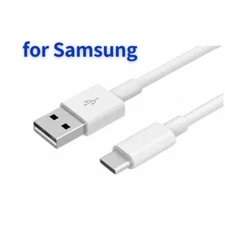 Universal Fast Type-C Charging USB Cable For Samsung SmartPhone White