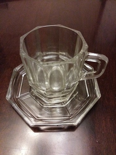 Vintage Crown Corning Tempered Demitasse Tassen und Untertassen 1984 Service für 4 - Bild 8 von 8
