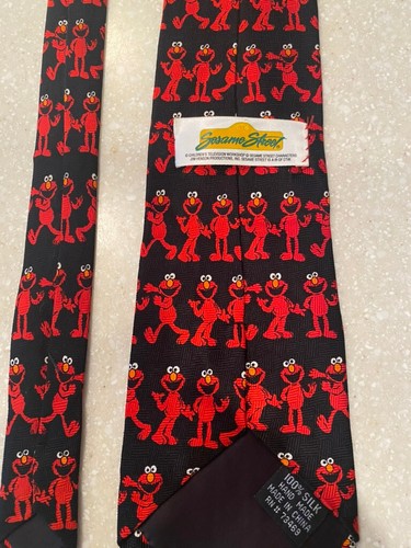 Vintage Sesame Street Elmo Novelty Neck Tie - Picture 2 of 3