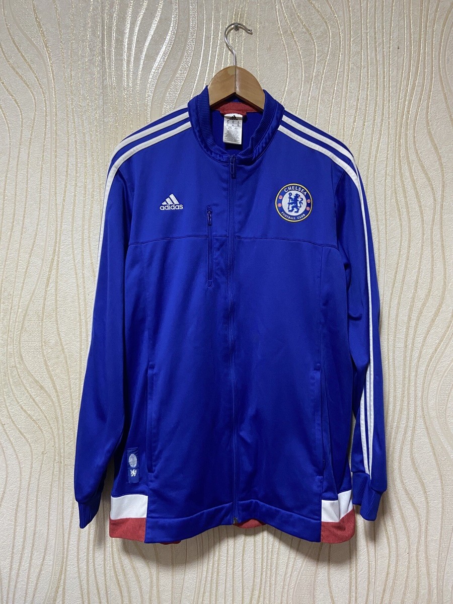 adidas CHELSEA FC CFCロゴ 青ジャケット XL adidas Chelsea FC ジャケット - メルカリ