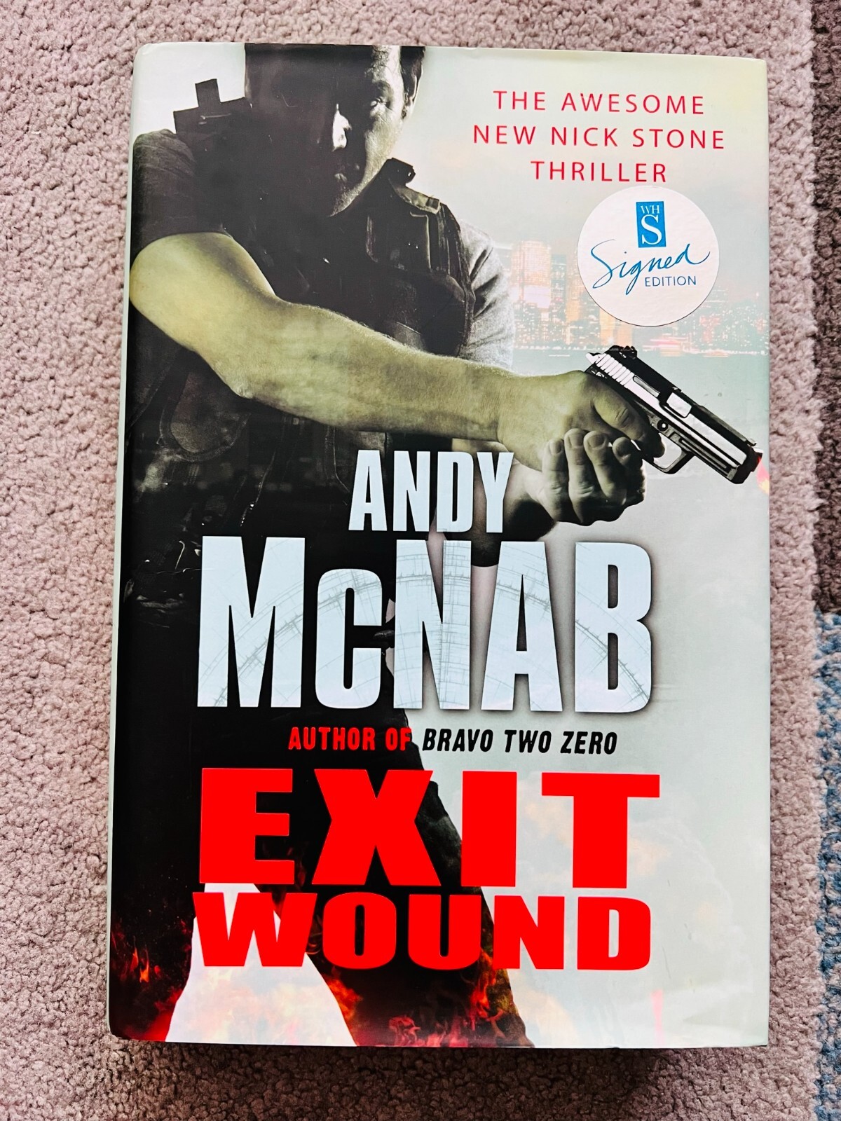 EXIT WOUND by ANDY McNAB - signed by the author (SB852)