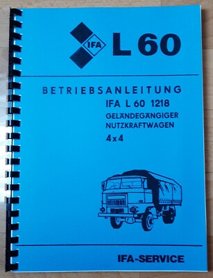 IFA L60 Betriebsanleitung L 60 IFA W50 W 50 Robur
