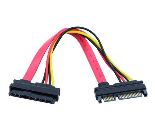 SATA Cable 10cm 22Pin Male to SAS 29 Pin Female Adapter for Hard Drive - Picture 3 of 5