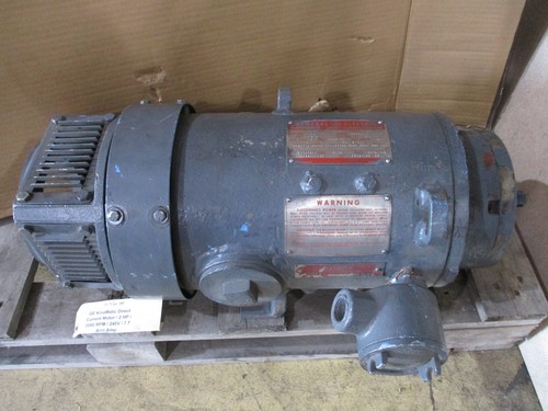 GENERAL ELECTRIC 5BY450B118 TYPE CD188ATC KINAMATIC DIRECT CURRENT MOTOR 2HP