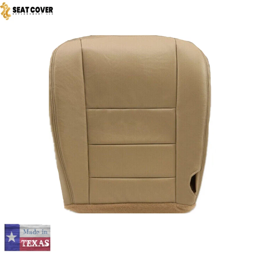 Ford F250 Super Driver 2003 2004 2005 2006 cubierta de asiento inferior Lariat en bronceado Foto 4 de 4