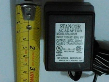 POWER SUPPLY; OUT 12VDC@0.2A; 120V AC IN, UNREGULATED STA SERIES, STANCOR 3512B 