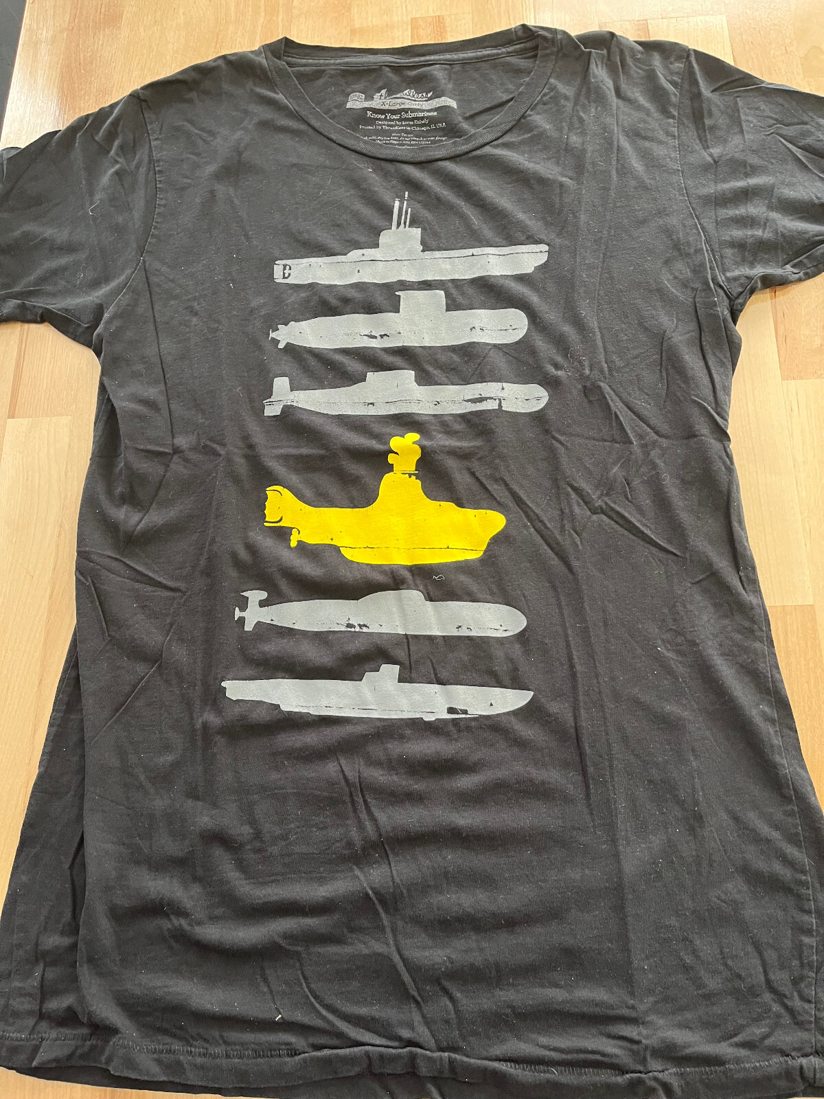 Threadless BEATLES KNOW YOUR SUBMARINES Graphics … - image 1