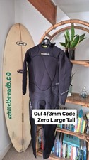 Gul 4/3mm Code Zero Wetsuit Size Large Tall
