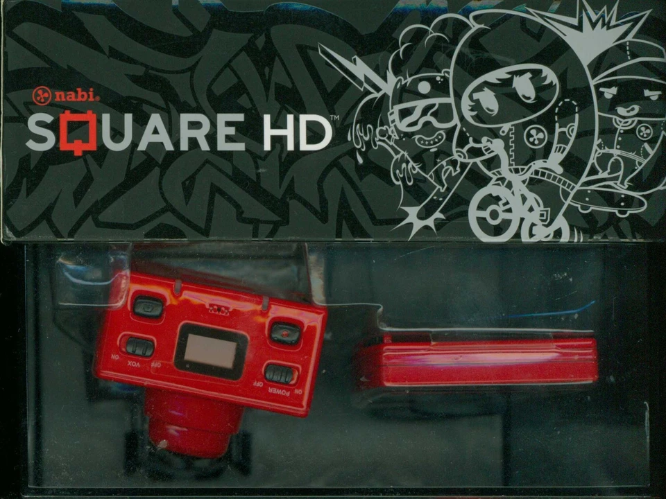 Cámara de acción para niños Nabi Square HD impermeable - video 1080p, a prueba de golpes/polvo/niños Foto 2 de 4