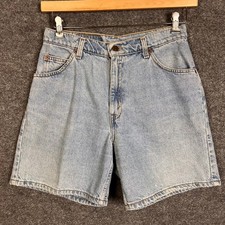 Vintage Levi's 951 Relaxed Fit Shorts Womens 10 Orange Tab High Rise Denim