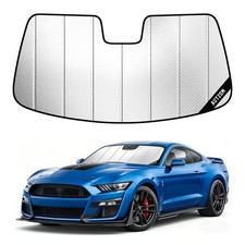 Autzom Mustang 2015-2023 Sun Shade w/ Camera Silver