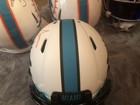 TYREEK HILL SIGNED MIAMI DOLPHINS LUNAR FULL SIZE AUTHENTIC HELMET, VISOR, 3D  — photo 4