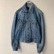 Lee 101-J Denim Jacket USA Made 70s Vintage Trucker Jacket M
