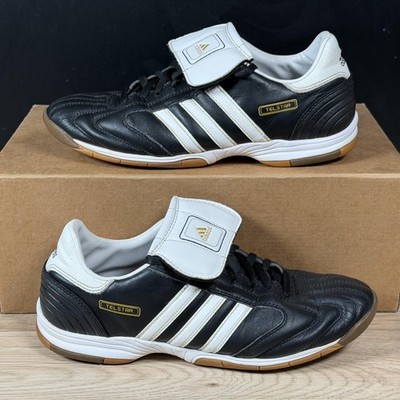 Adidas Telstar Shoes Mens 7.5 Black White Indoor Soccer Sneakers Futsal 462788