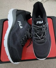 Fila Men Memory Primeforce running shoes Trainers Size 8.5 Black