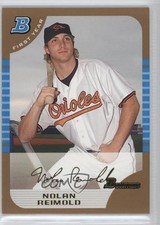 2005 Bowman Draft Gold Nolan Reimold #BDP104 0f6